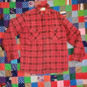 Vintagw Usa Made Sears Flannel